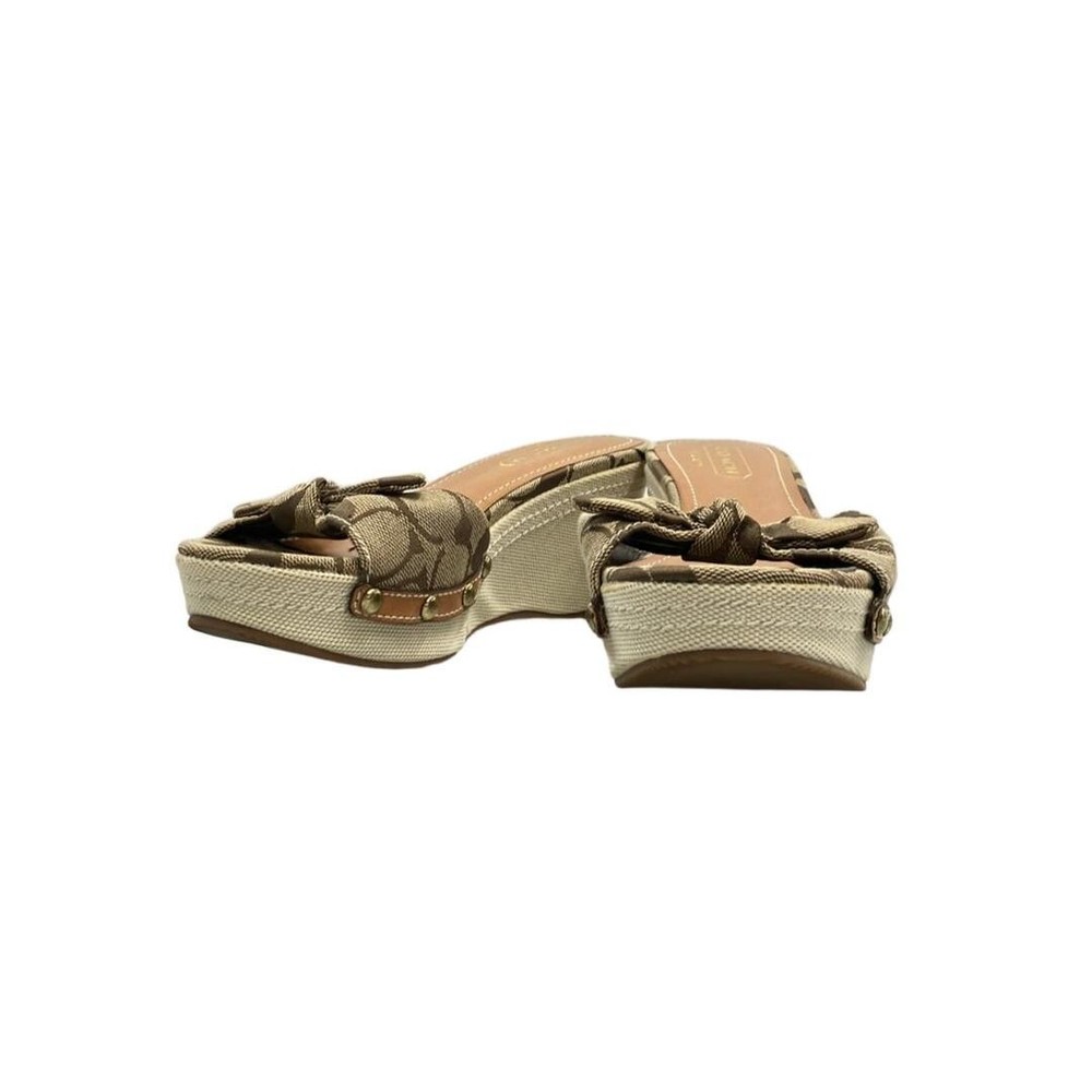 Coach Sandals Ladies' 5 M Damage Detail Surface: Scratched Slip Dirt Heel: 606c