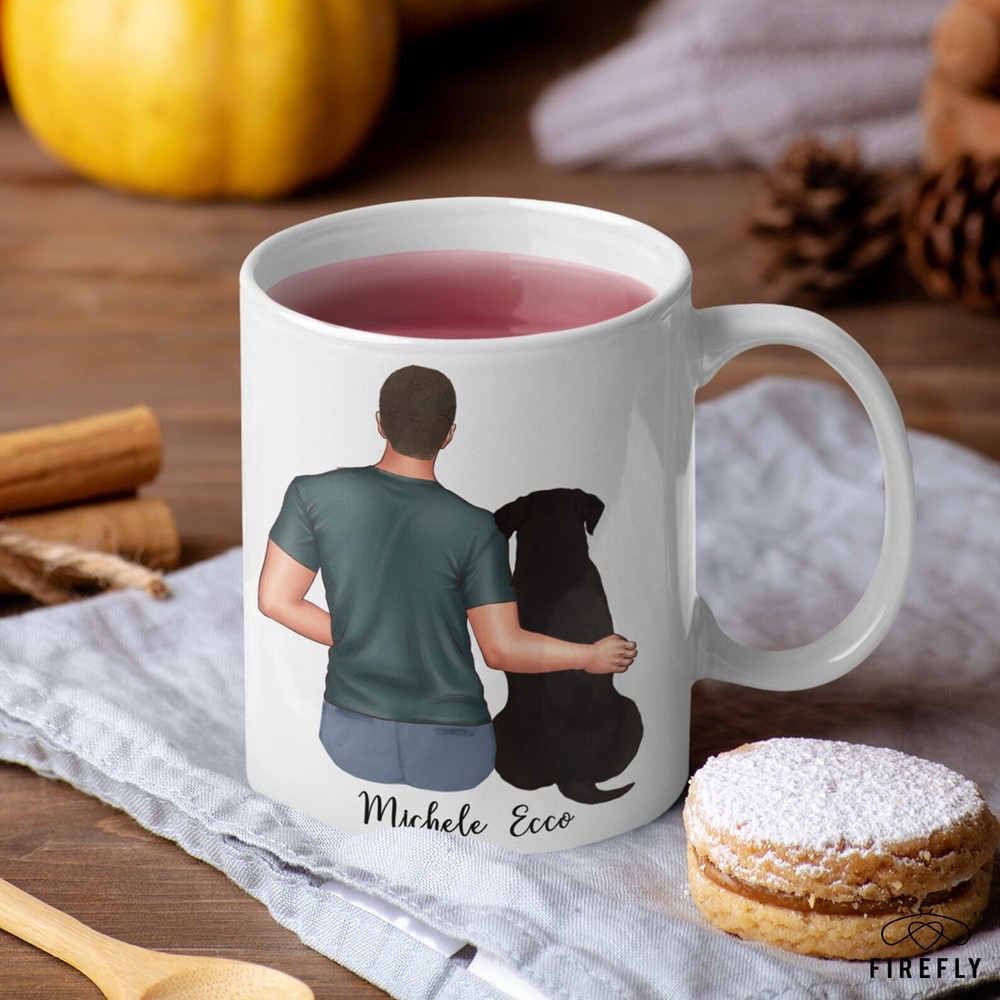 Personalised Dog Dad Mug Man And Dog Mug Dog And Owner Mug Dog Owner Gift Custom