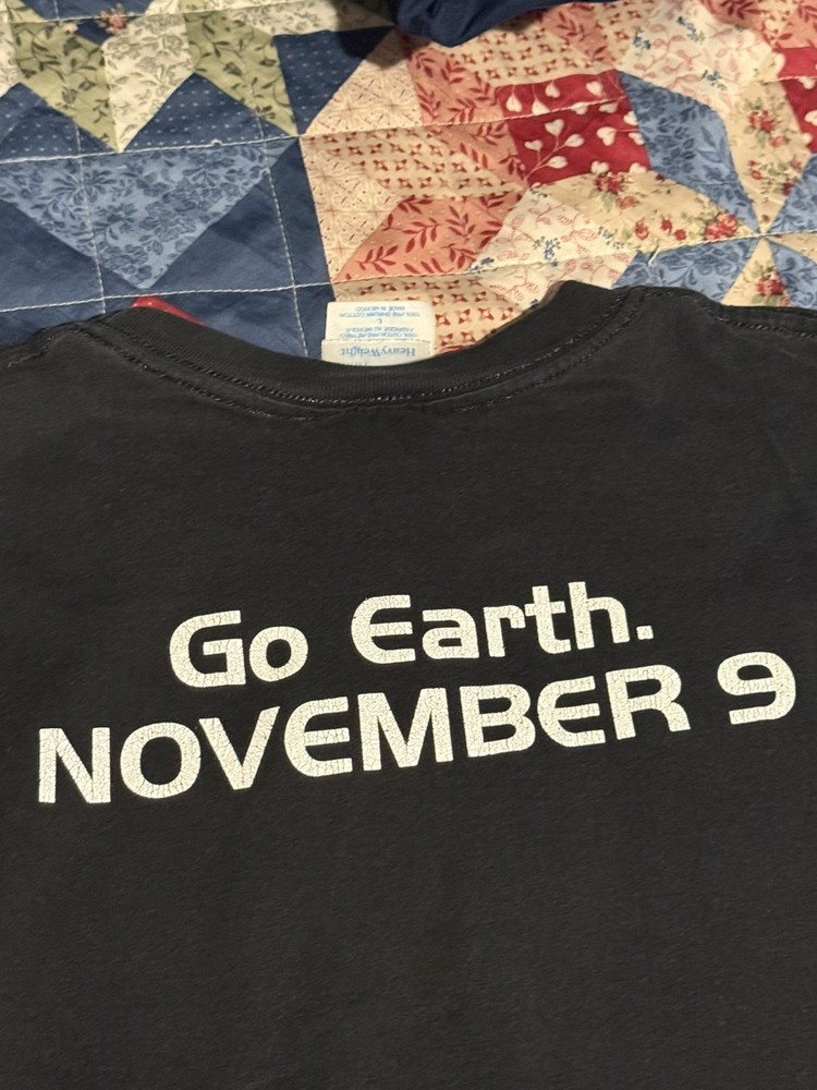 Vintage 2004 Halo 2 Go Earth Shirt Xbox Bungie Promo Video Game Tee Y2K Chief