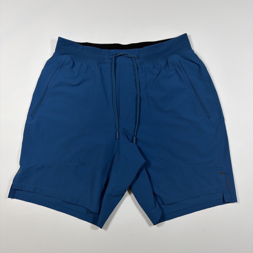 Lululemon License to Train LTT Shorts Men's Medium Teal Blue 7