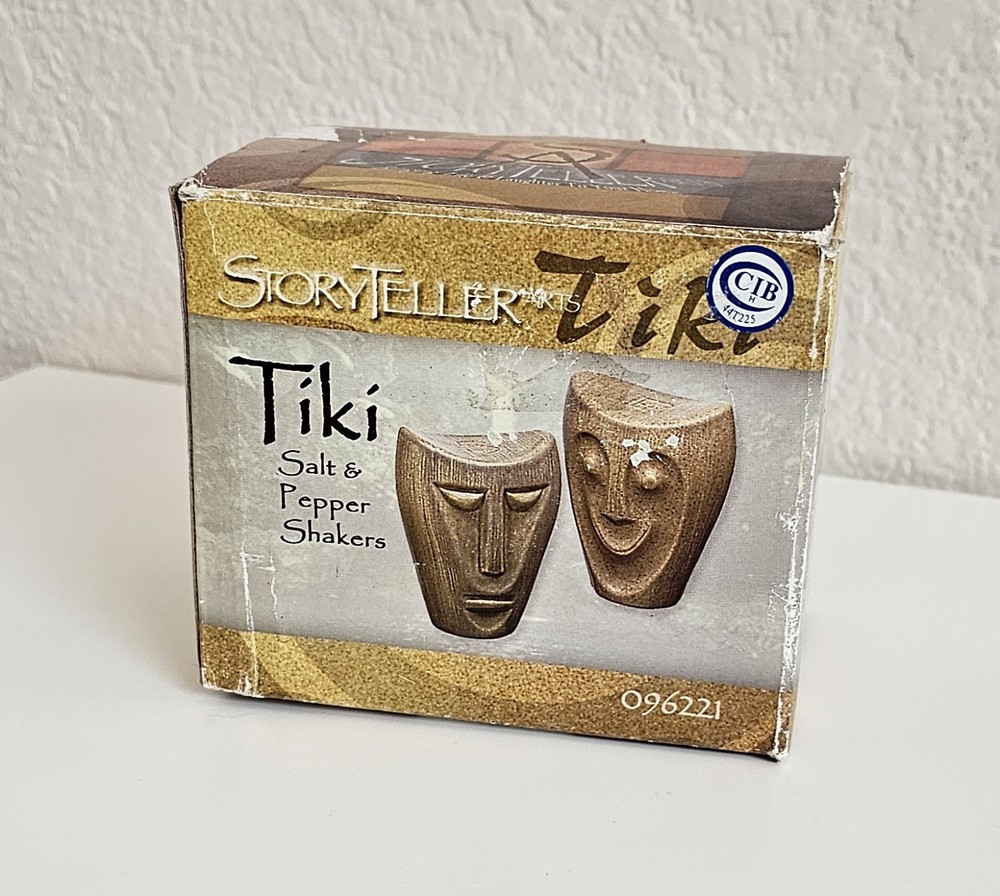 Story Teller Tiki Salt & Pepper Shakers