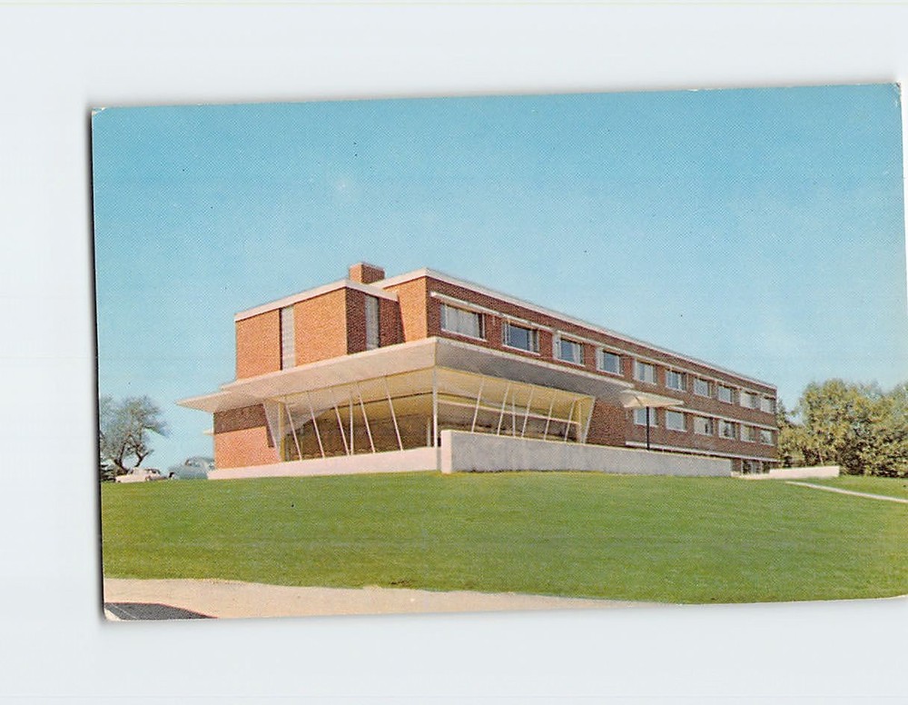 Postcard Woodward Hall Gorham State Teachers College Gorham Maine USA