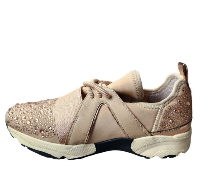 Carvela rose Gold bling studded sneakers size 36.5(6 US)
