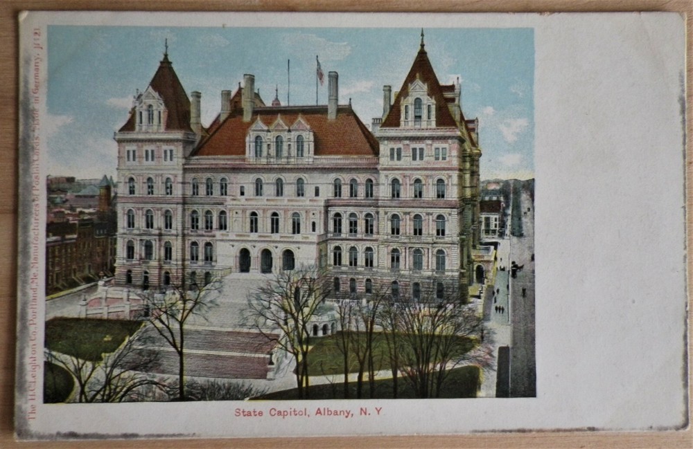 State Capital Building, Albany, New York UDB Postcard