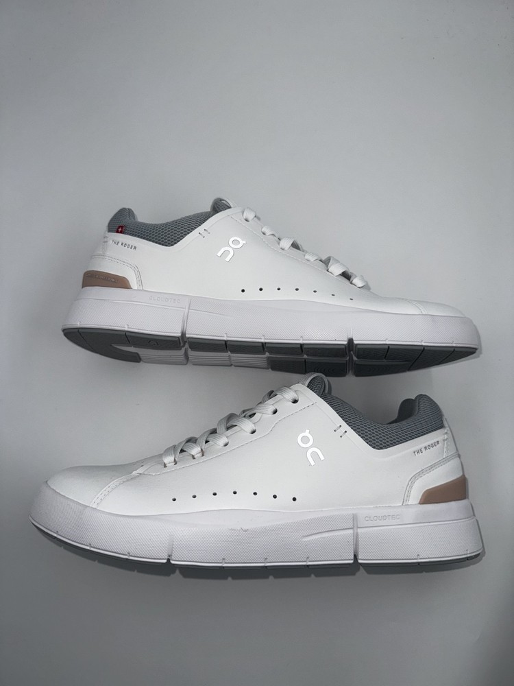 On the Roger Advantage Women's White/Rosehip Tennis Shoes Pick Size