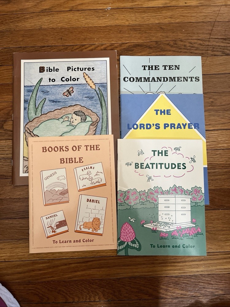 Rod & Staff Bible Coloring Book Set Perfect for Homeschooling or Church