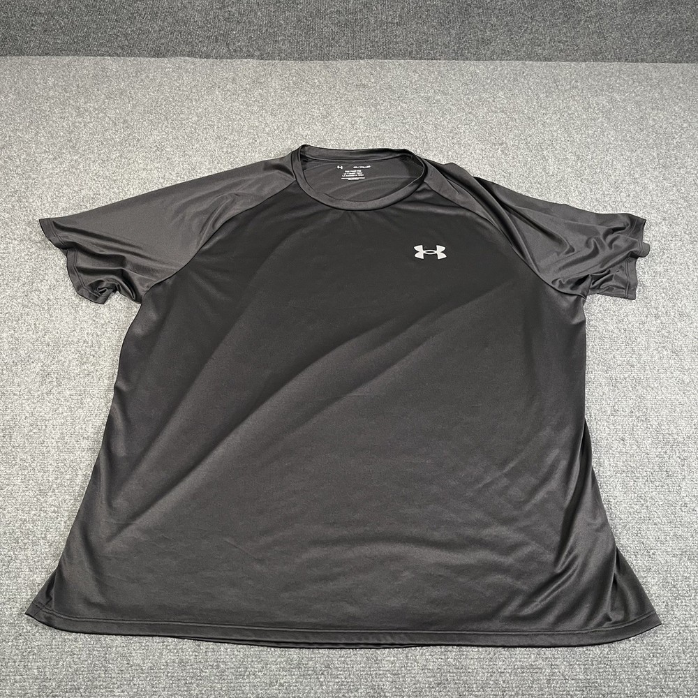 Under Armour The Tech Tee Shirt Men’s 4xl Black Workout Athletic Gym Performance