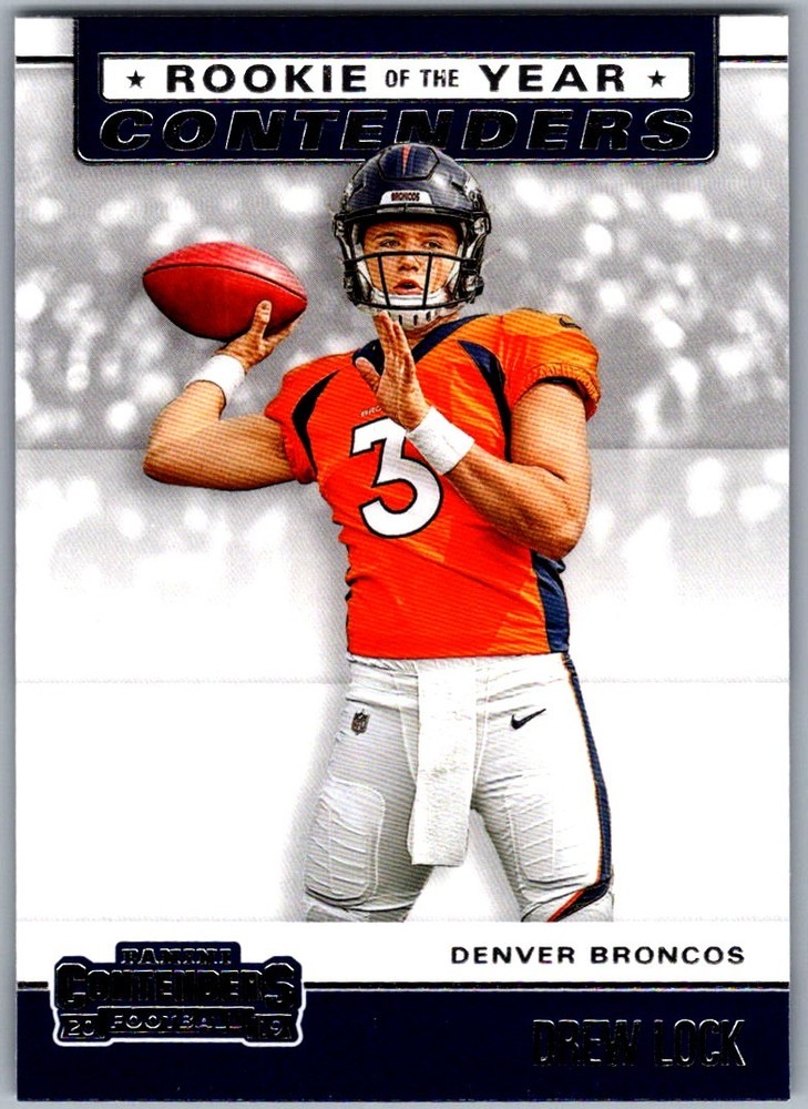 2019 Panini Contenders Rookie of the Year Drew Lock Denver Broncos #RYA-DL