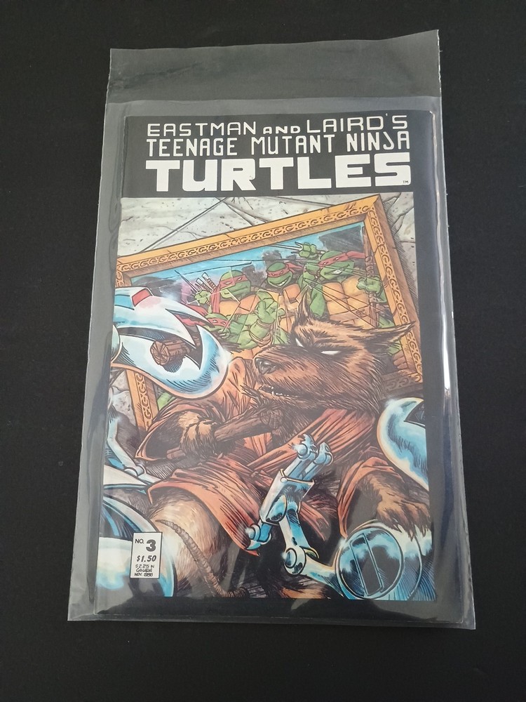 Teenage Mutant Ninja Turtles #3, 2nd print (vf-) , 1985, Mirage Studios comic