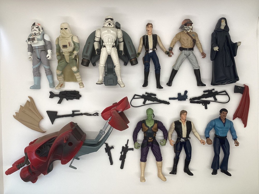 Star Wars Action Figures and Weapons Lot