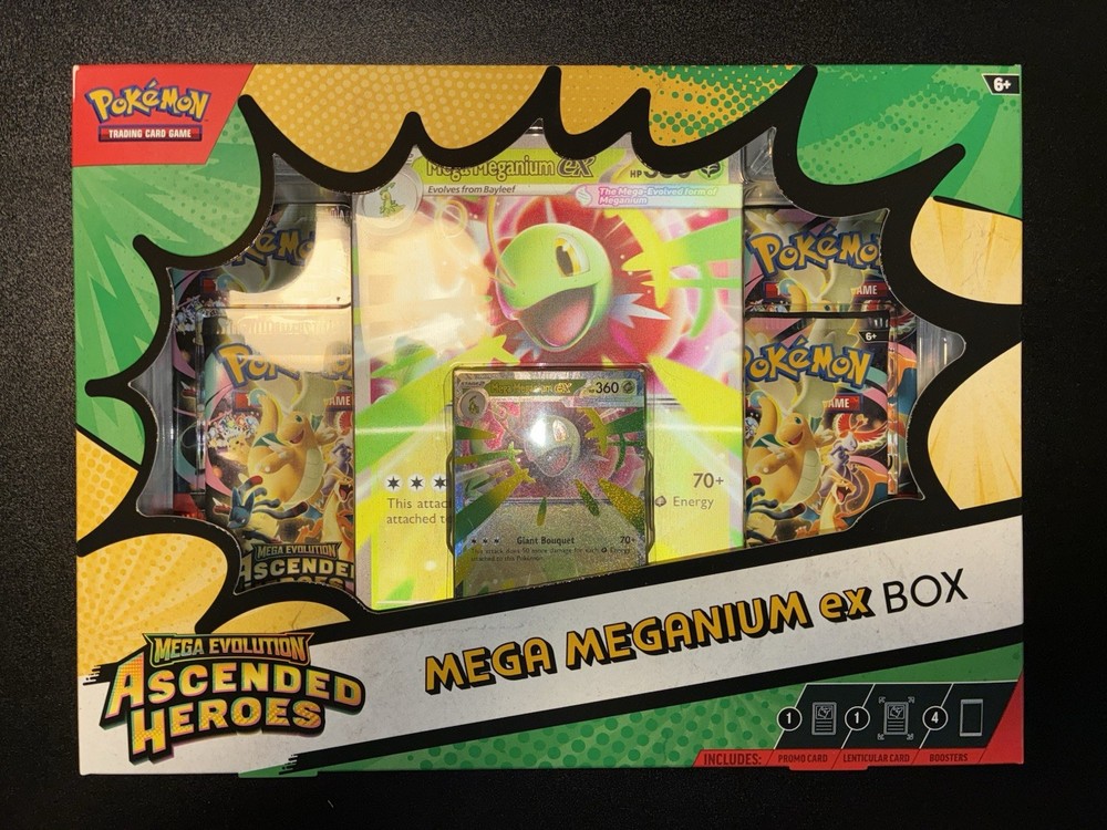Pokemon Ascended Heroes Mega Meganium Ex Box (Factory Sealed) 🔥