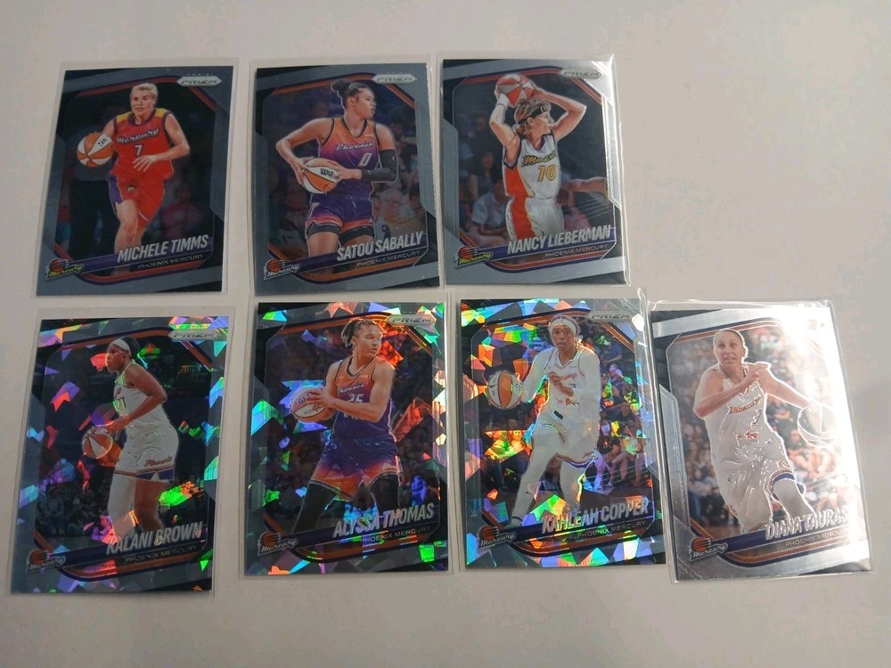 Panini Prizm WNBA Phoenix Mercury Basketball Card Lot (7) Parallels