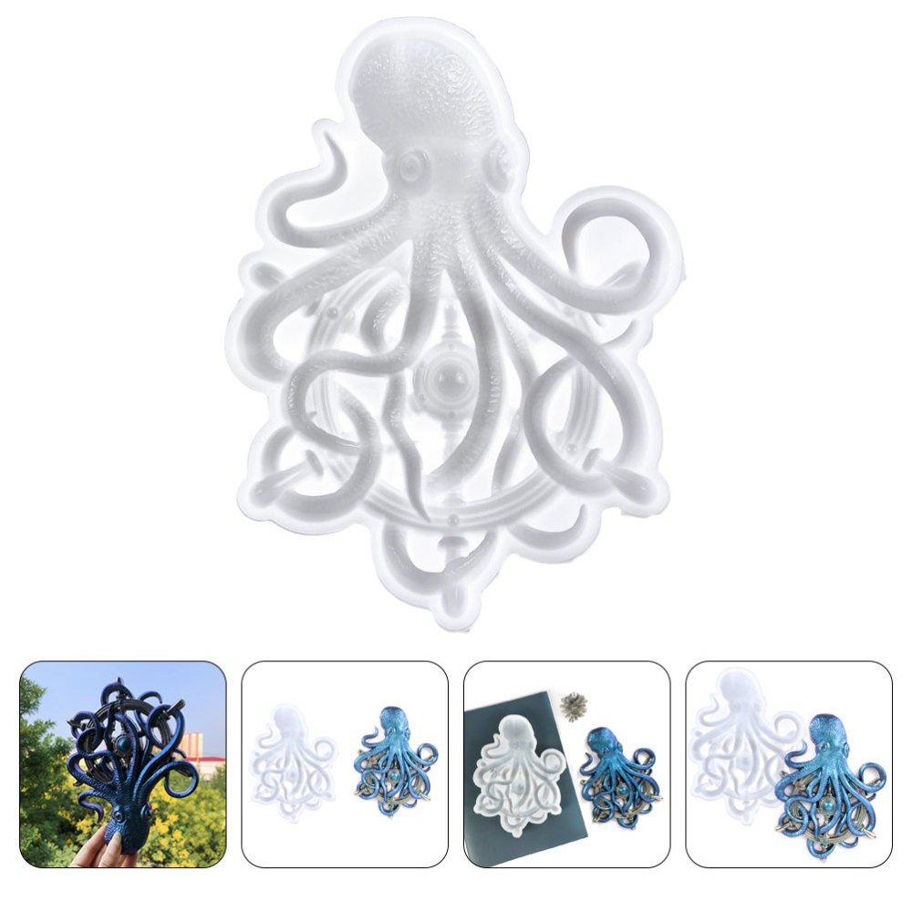 Octopus Epoxy Silicone Mold for DIY Craft and Resin Casting
