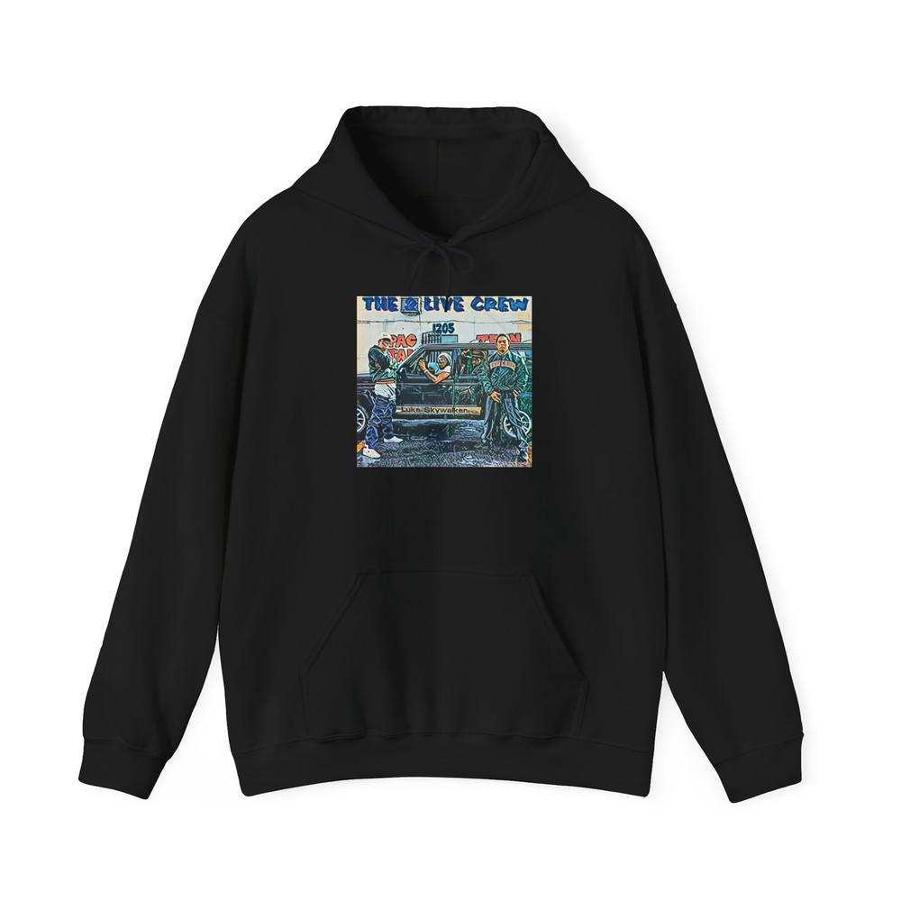 The 2 Live Crew Graphic Print Crewneck LS Unisex Heavy Blend™ Hooded Sweatshirt