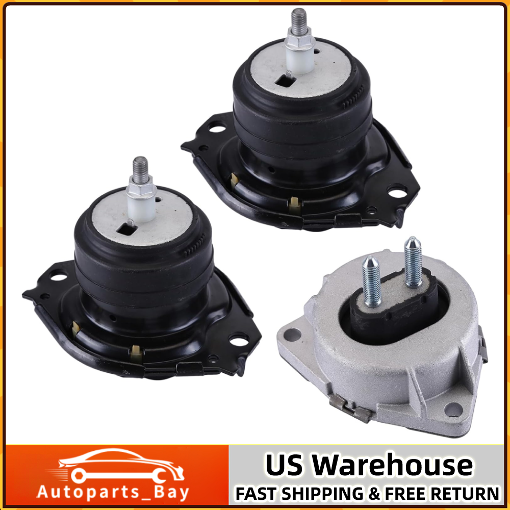 For Jeep Grand Cherokee 3.6 5.7 11-19 Set Front L & R Engine Motor & Trans Mount