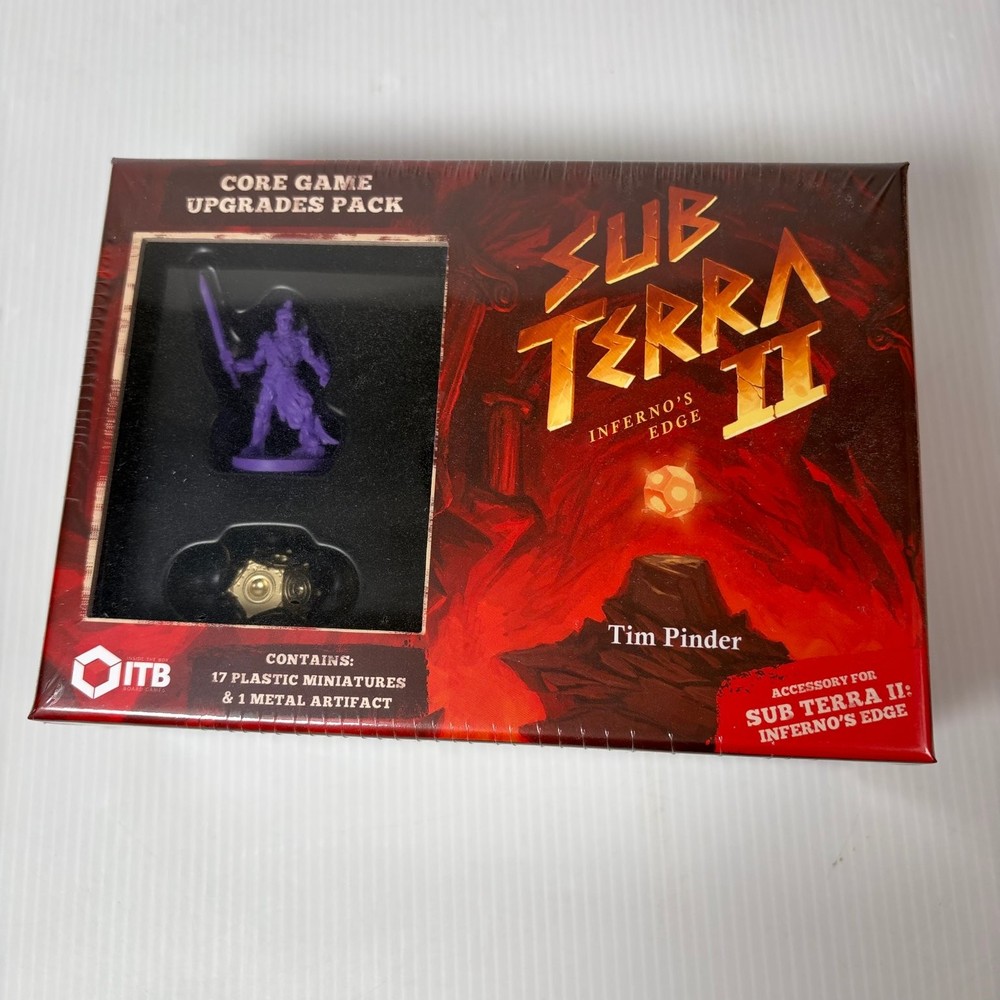 Sub Terra II Inferno's Edge Core Game Upgrades Pack ITB Board Game Accessory