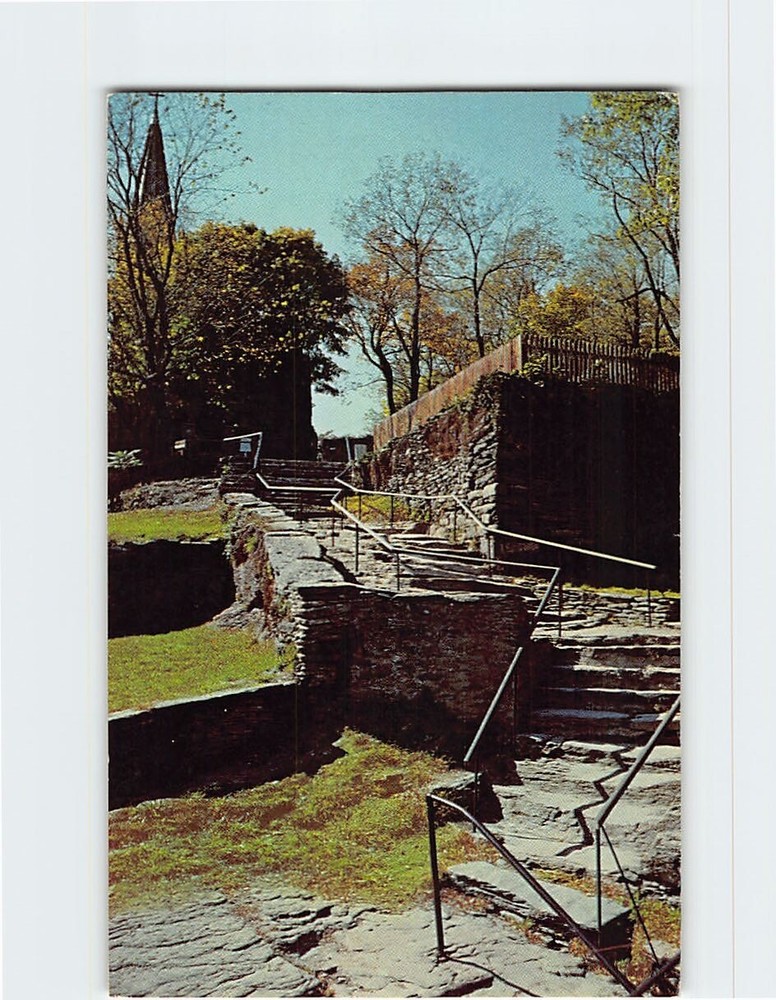 Postcard  Natural Stone Steps Harpers Ferry West Virginia