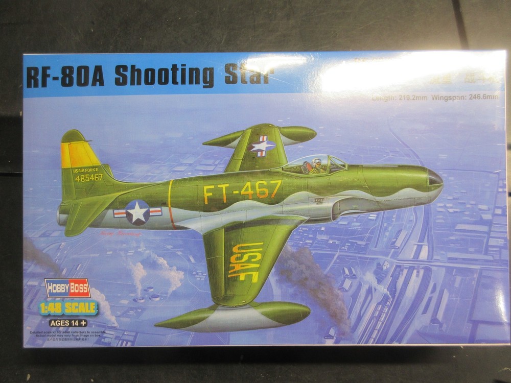 HOBBY BOSS 1/48 LOCKHEED RF-80A SHOOTING STAR #81724 factory sealed