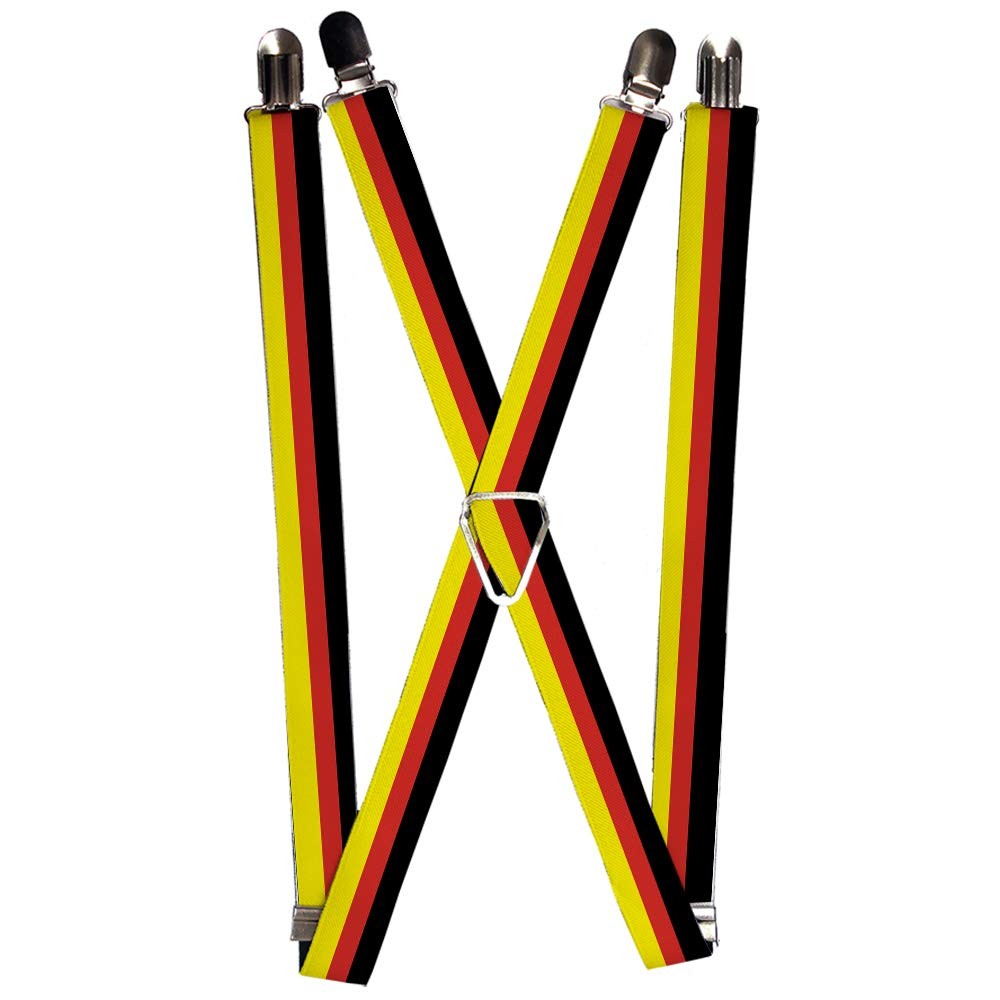 `Suspenders - 1.0`` - Stripes Black/Red/Yellow` ACC NEWAnother great item from Rarewaves USA | Free delivery!