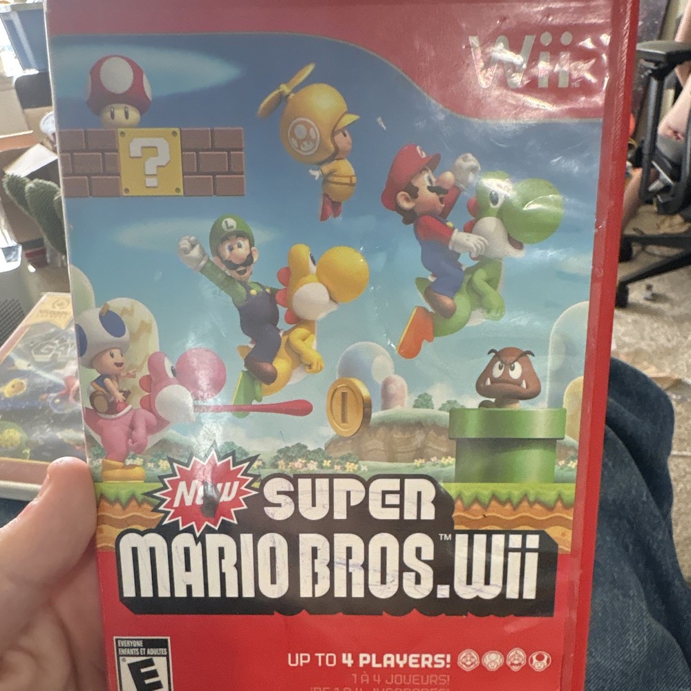 Nintendo New Super Mario Bros. Wii Nintendo Wii Disc w/ Case