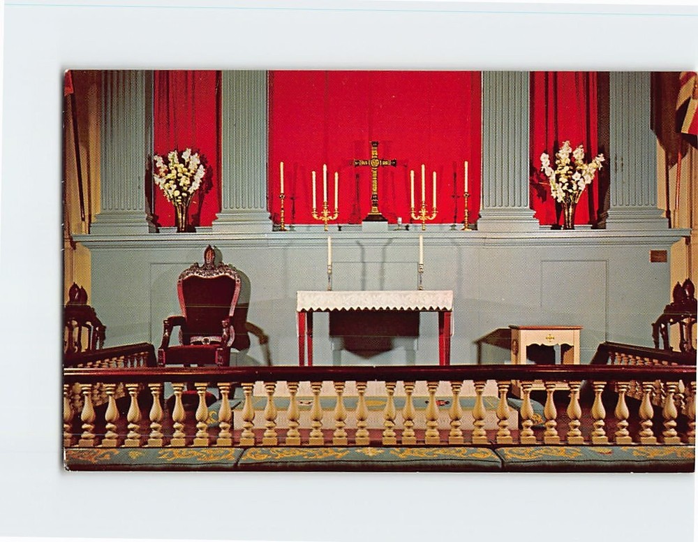 Postcard Christ Church in Philadelphia Pennsylvania USA