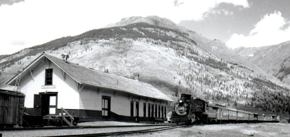 Rio Grande Railroad Railway Silverton Colorado Train Depot Vintage Photo 5x7 - 2