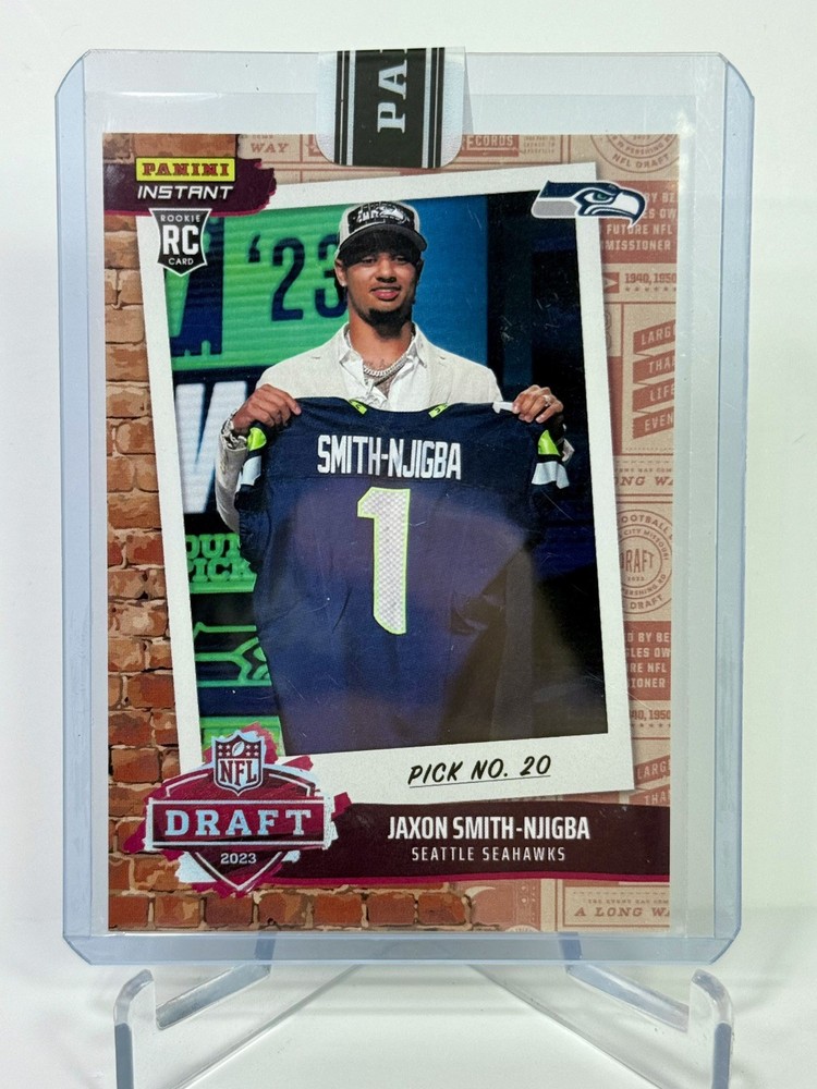 Jaxon Smith-Njigba 2023 Panini Instant NFL Draft Night JERSEY NUMBER #11/25 RC