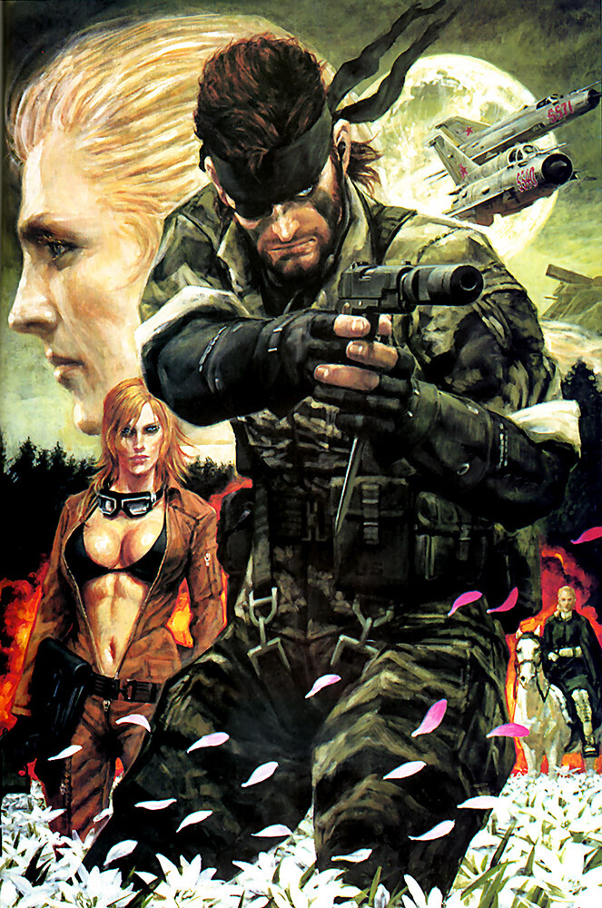 Metal Gear Solid 3 Subsistence PS2 PS3 Poster Official USA MGS307