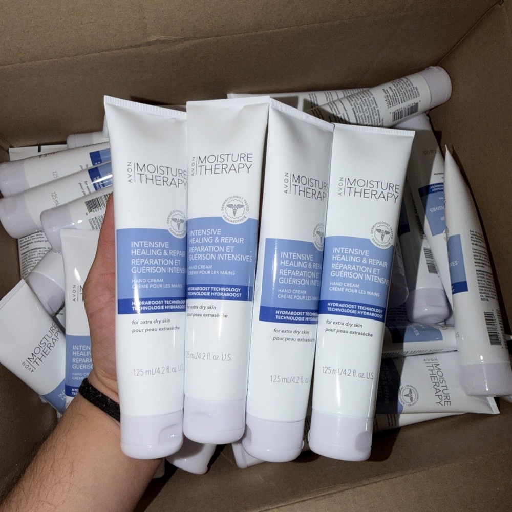 AVON Moisture Therapy Hand Cream - lot of 4 - 4.2 fl oz ea - New - Free Shipping