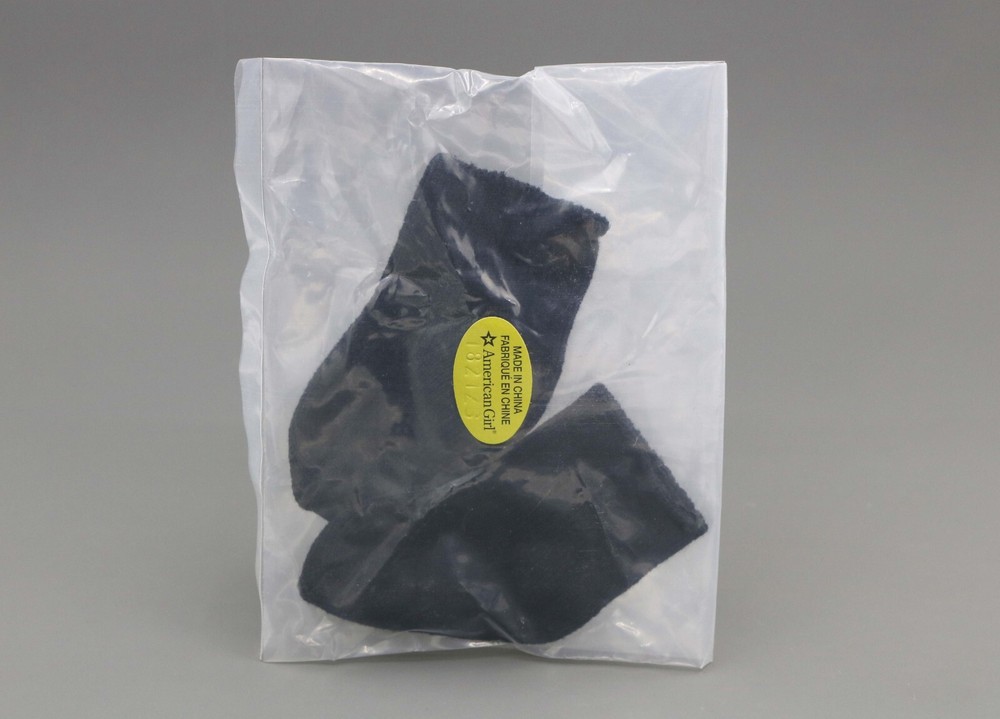 American Girl a pair of black socks for 18'' doll outfit meet