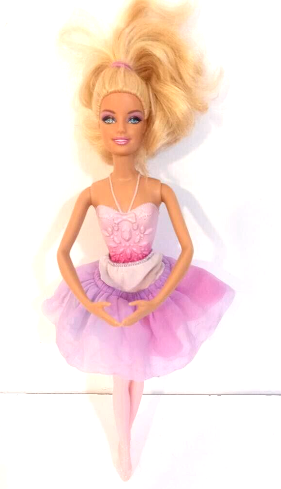 Mattel Barbie Ballerina Doll 12 Inch With Pink Tutu 2010 Excellent Condition