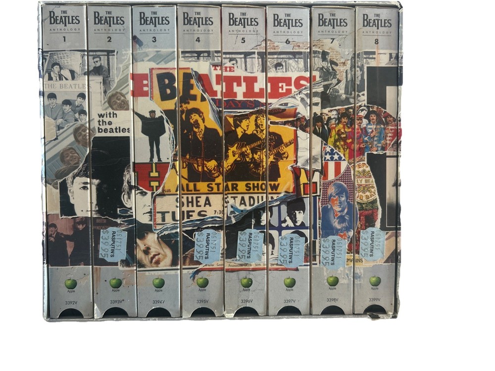 The Beatles Anthology (VHS, 1996, 8-Tape Set) Complete Set Ships Fast