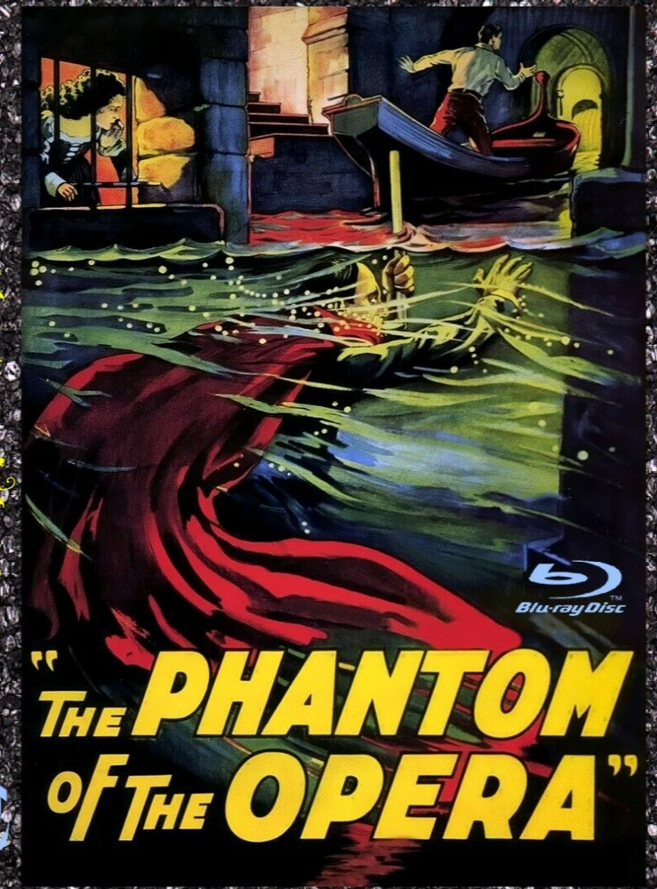 The Phantom of the Opera Blu-Ray 1925 Silent Classic Tinted Color Version 91 Min