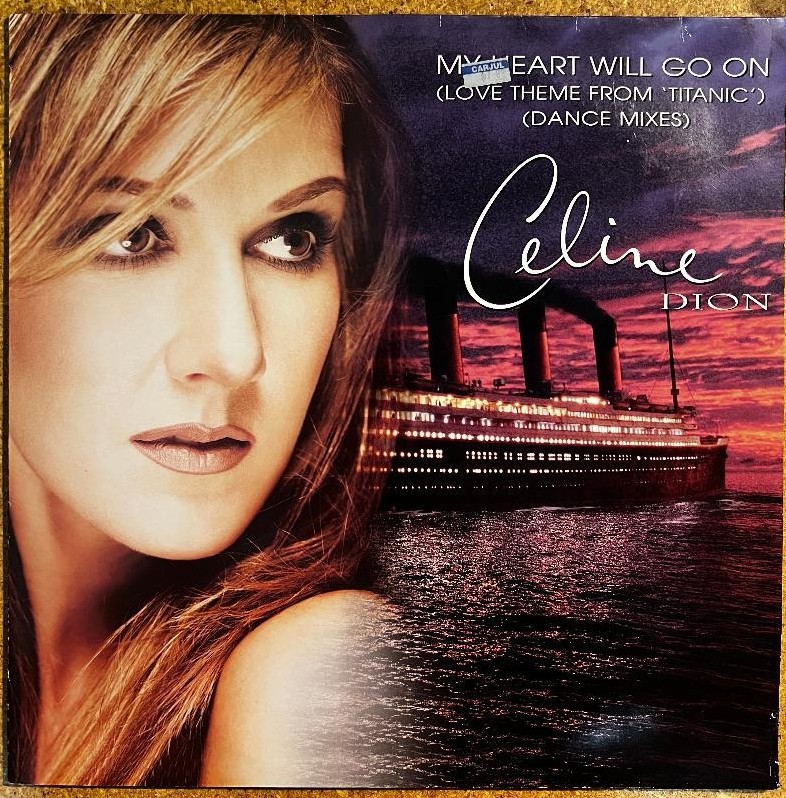 Celine Dion - My Heart Will Go On - Titanic - 1997 Dance Mixes - EU Import - VG+