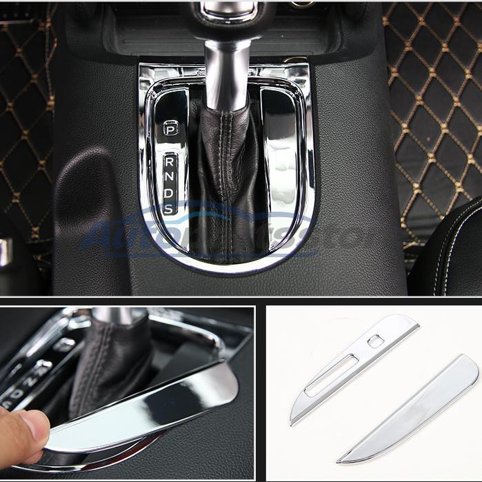 Chrome Car Interior Gear Shift Panel Trim Cover For Ford Mustang 2015-2020