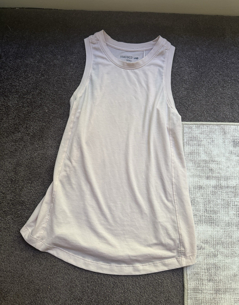 TOAD&CO Women’s Pink Sleeveless Crew Neck Tank Top Size S