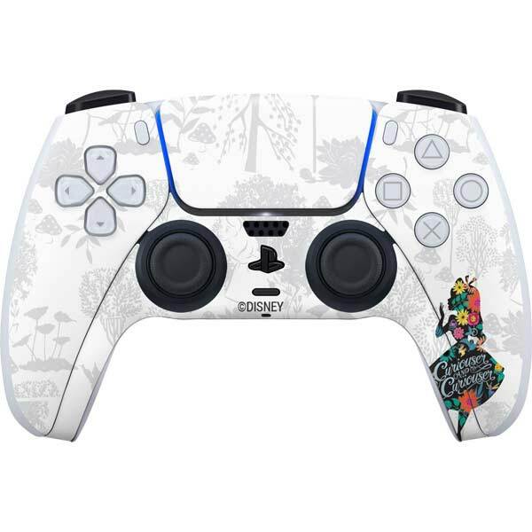 Alice in Wonderland PS5 Controller Skin - Alice Curiouser and Curiouser