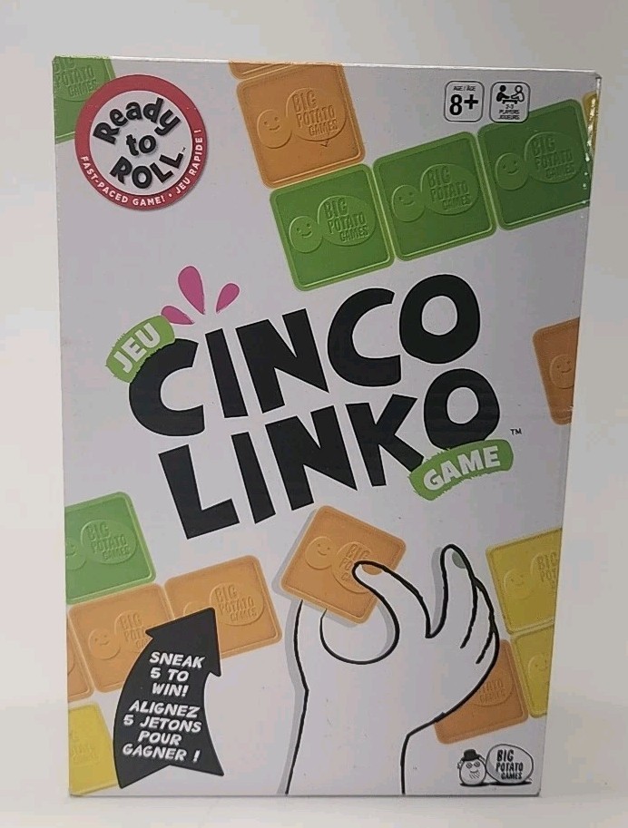 Cinco Linko Game by Big Potato Games Ready To Roll New In Box 8+ Fun FREE SHIP