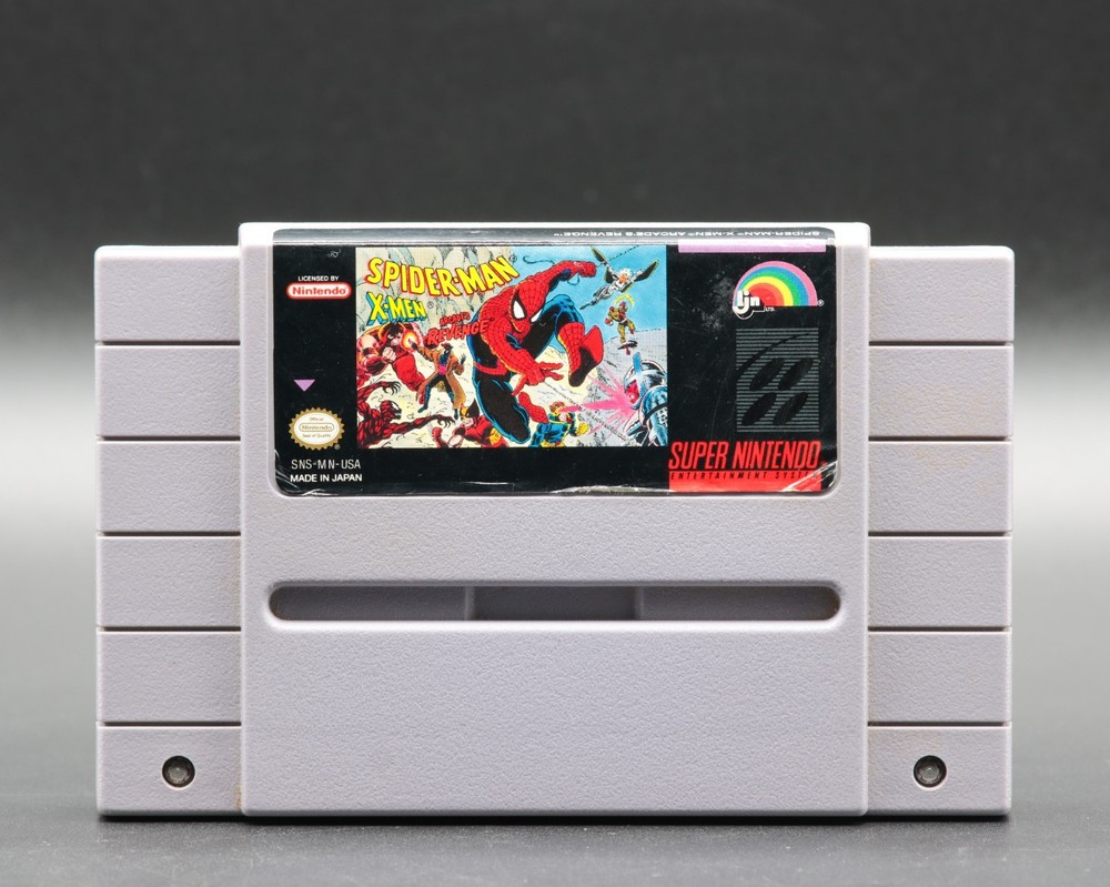 Spiderman And The X-Men In Arcades Revenge SNES Super Nintendo Cartridge Only