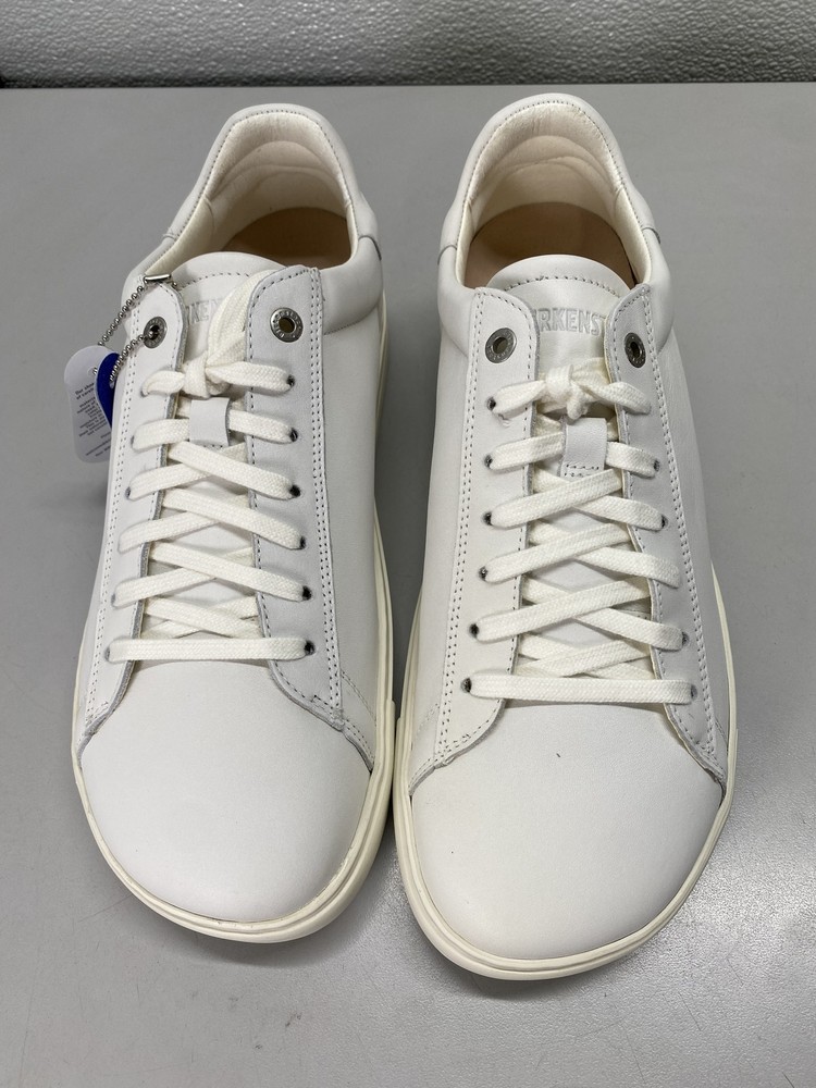 Birkenstock Mens Bend Low Leather Casual Sneakers Size 10 White