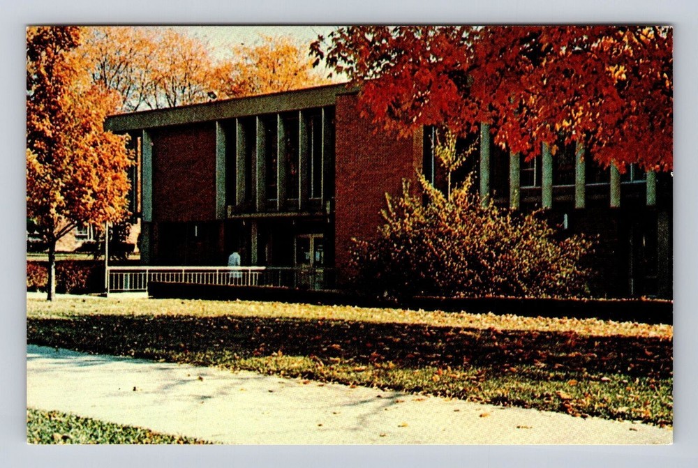 Wilmington OH-Ohio, Pyle Center, Wilmington College, Antique, Vintage Postcard