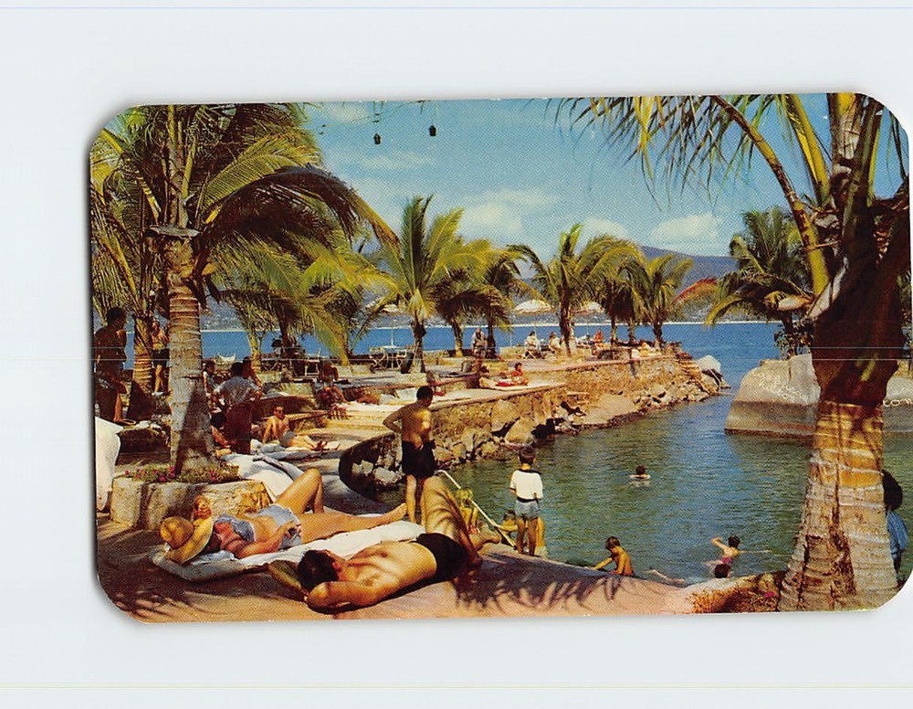 Postcard Bay of La Concha Acapulco Guerrero Mexico