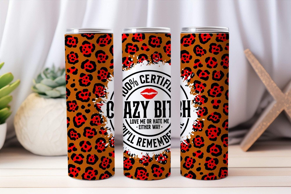 20 oz Graphic Tumbler- Sarcasm Funny cheetah 40