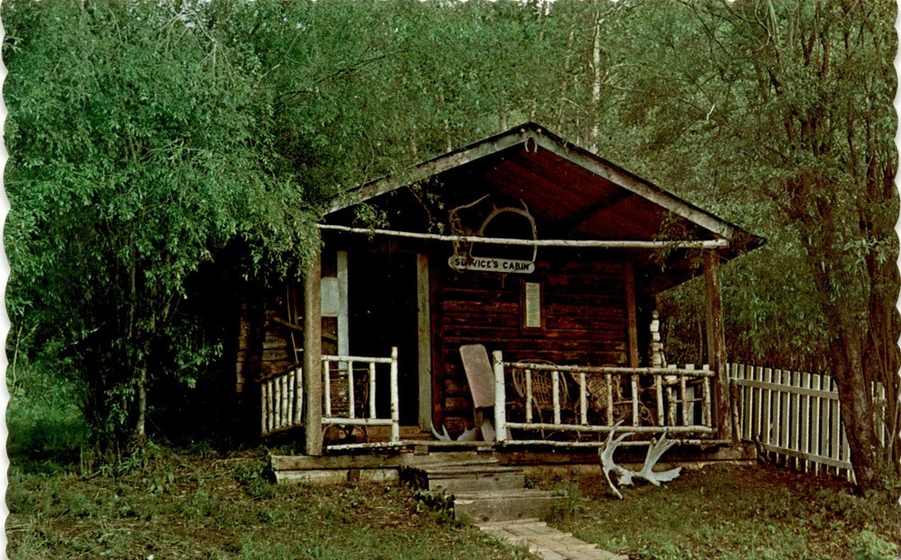 Robert W. Service's Cabin, Dawson City, Yukon, J. H. Bell, Bash Postcard