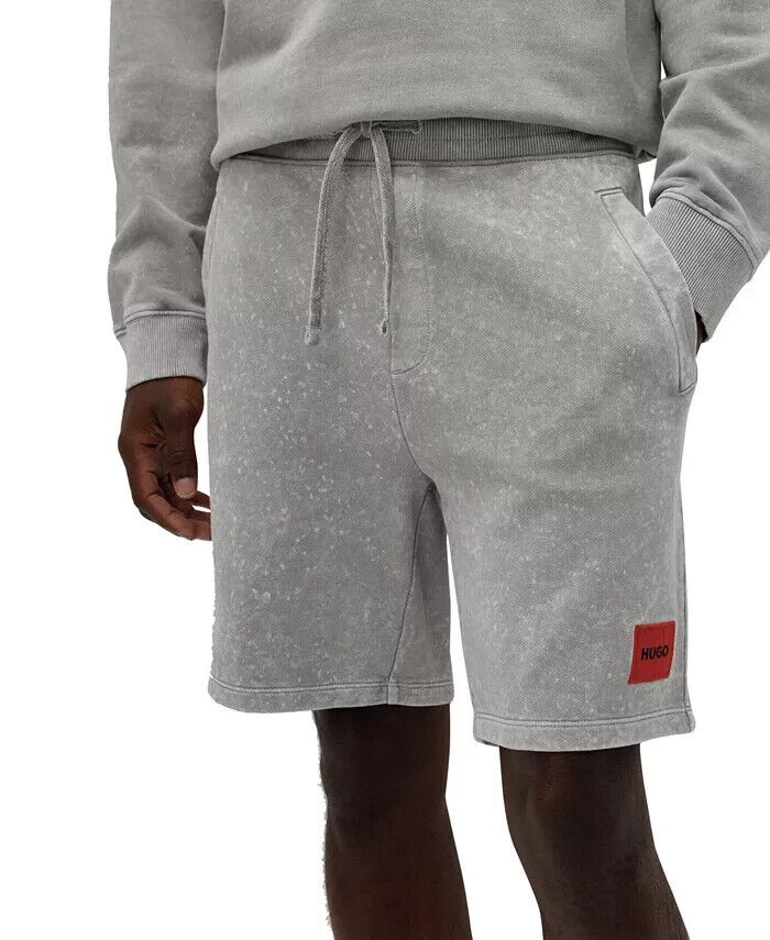HUGO BOSS NWT Men's Diz 222 Drawstring Gray Grey Sweat Shorts Size XXL MSRP $118