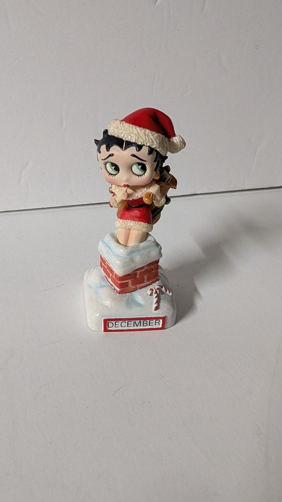 Danbury Mint  Betty Boop Booping Through The Years Calendar Figurine December