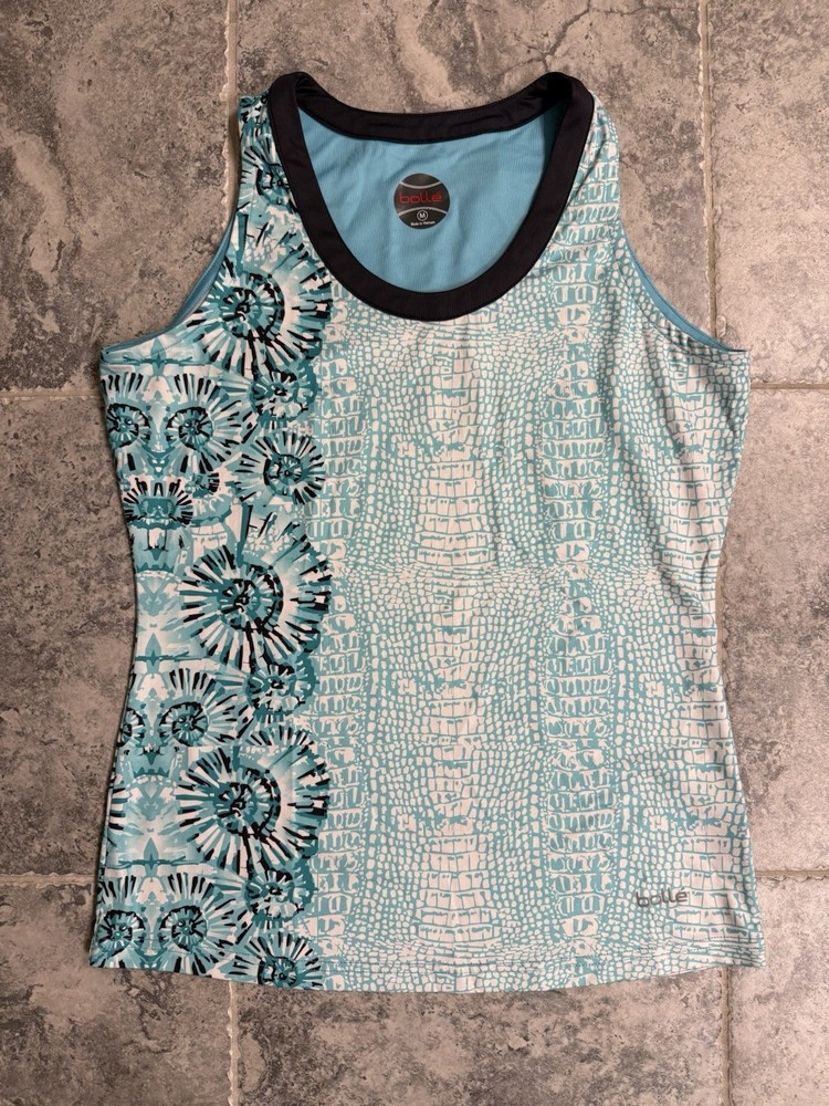 Bolle Women's Aquarius Scoop Neck Active Tank Top Size Medium