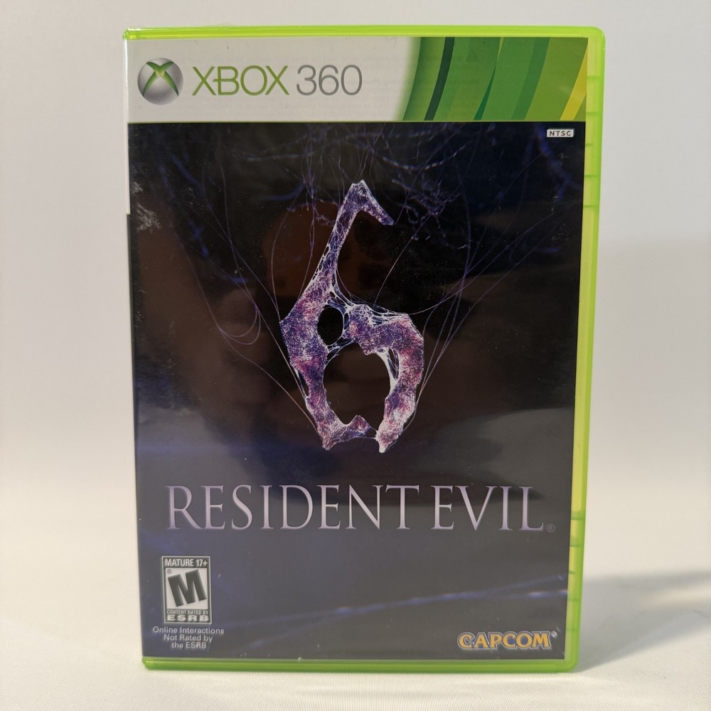 Resident Evil 6 Xbox 360 Capcom Survival Horror Action Video Game CIB Complete