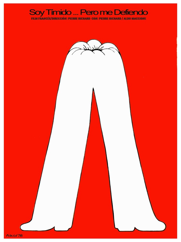Soy timido pero me defiendo Red Decor Poster.Graphic Art Interior design.3658
