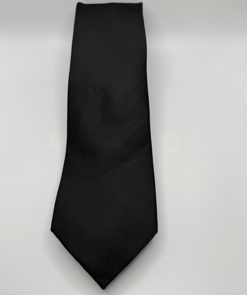 Club Room Solid Black Long Men’s Tie 3”x62”